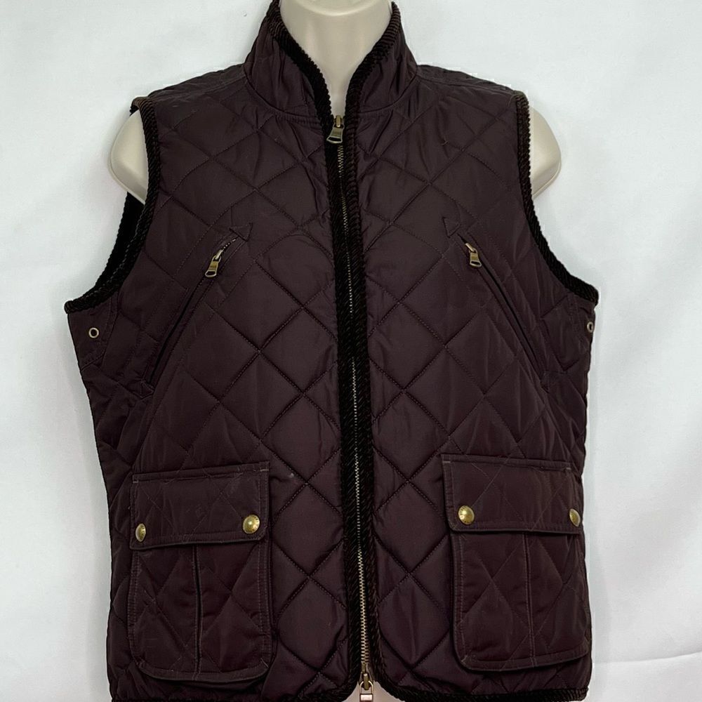 Lauren Jeans Company Brown Quilted Vest